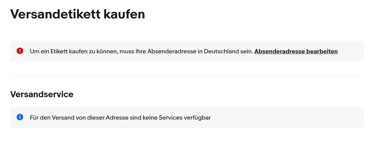 errors, your item address is bad