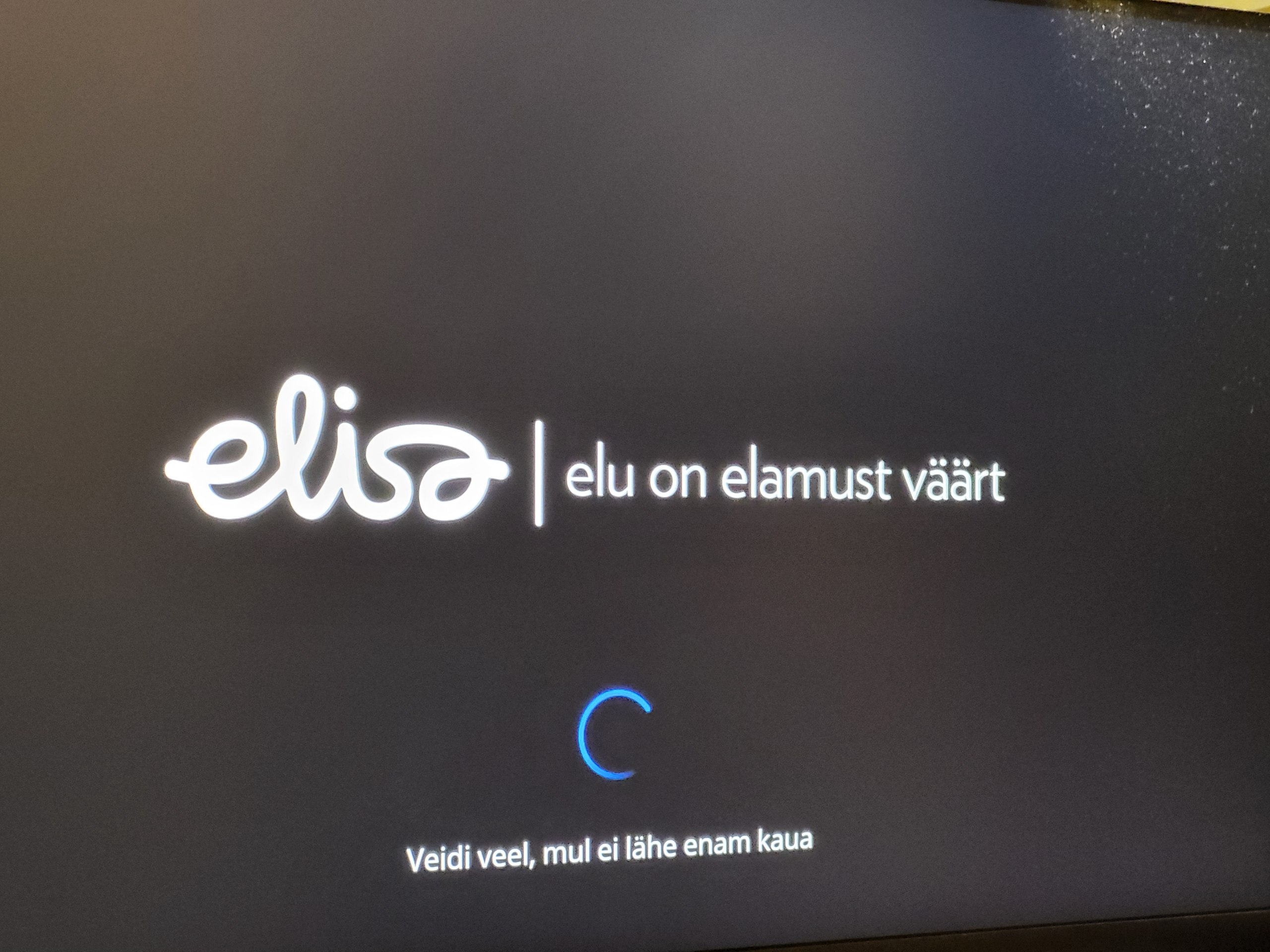 Laadimisekraan, "Veidi veel, mul ei lähe enam kaua"